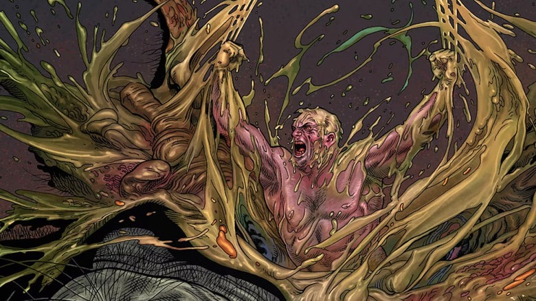 Old Man Logan Wolverine kills the Hulk Steve McNiven