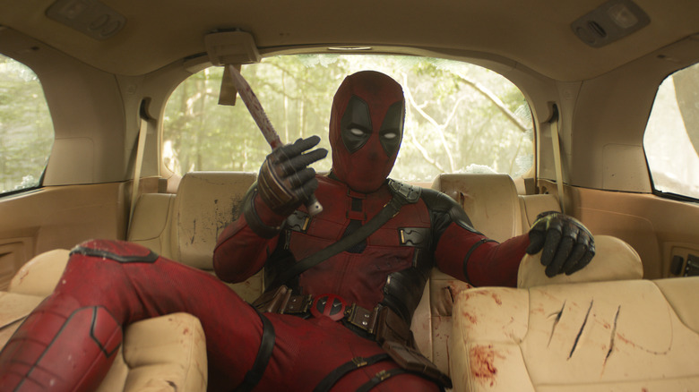 Deadpool e Wolverine, luta de carros