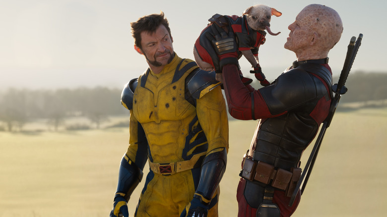 Deadpool, Wolverine, Logan, Wade y Dogball 