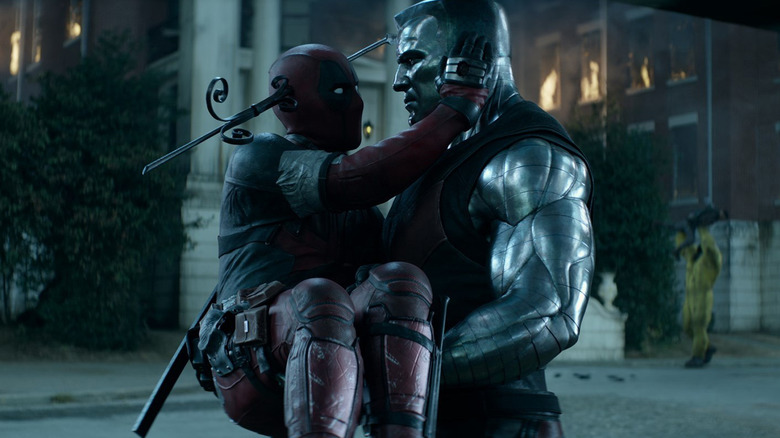 Deadpool and Colossus in Deadpool (2016)