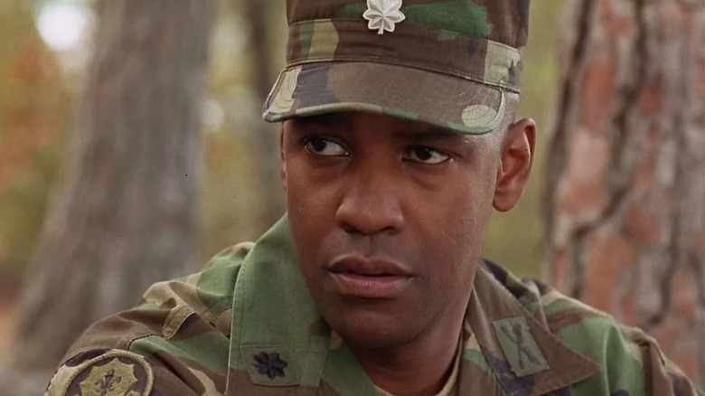 Denzel Washington as Lt. Col. Serling in Courage Under Fire