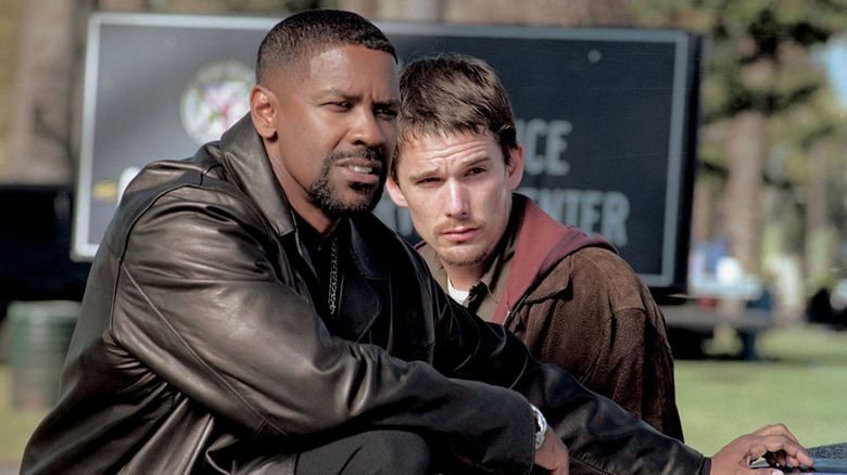 Denzel Washington and Ethan Hawke in Training Day