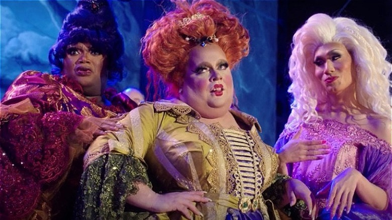 Drag queen Sanderson sisters