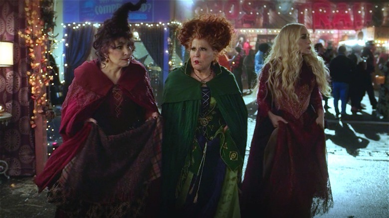 Sanderson sisters at Halloween festival