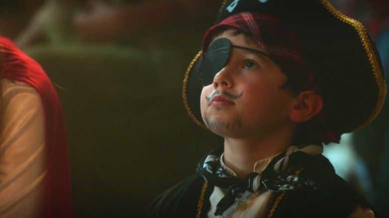 Inquisitive pirate boy