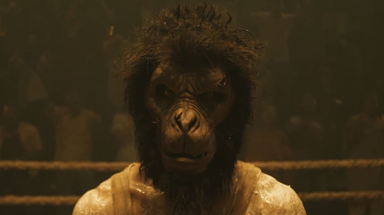 Máscara de macaco do filme Homem Macaco 