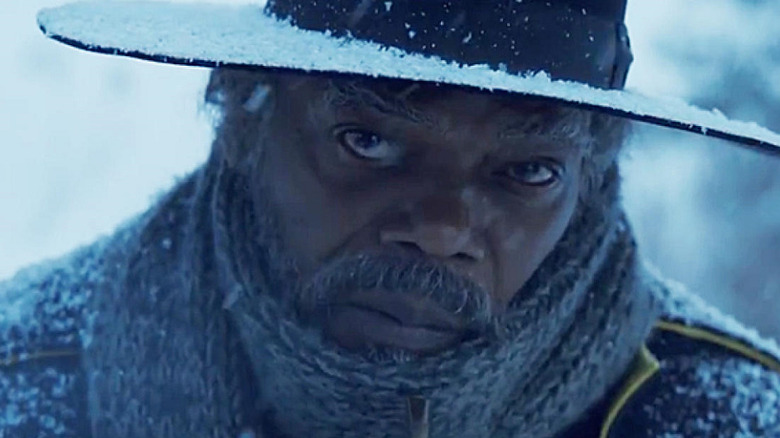 Samuel L. Jackson stars as Major Marquis Warren in The Hateful Eight (2015)