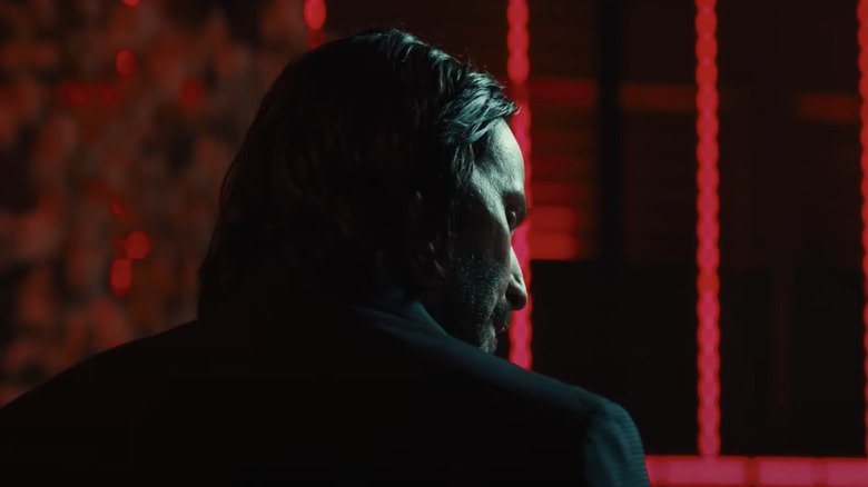 John Wick Chapter 4 back turned red