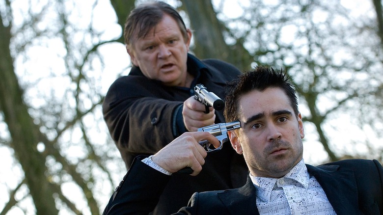 Brendan Gleeson and Colin Farrell in In Bruges