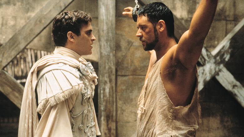 Gladiator, Joaquin Phoenix and Russell Crowe