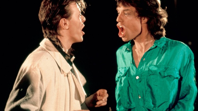 David Bowie Mick Jagger dancing