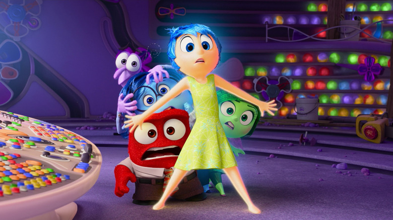 The emotions of Inside Out 2 hiding behind Joy