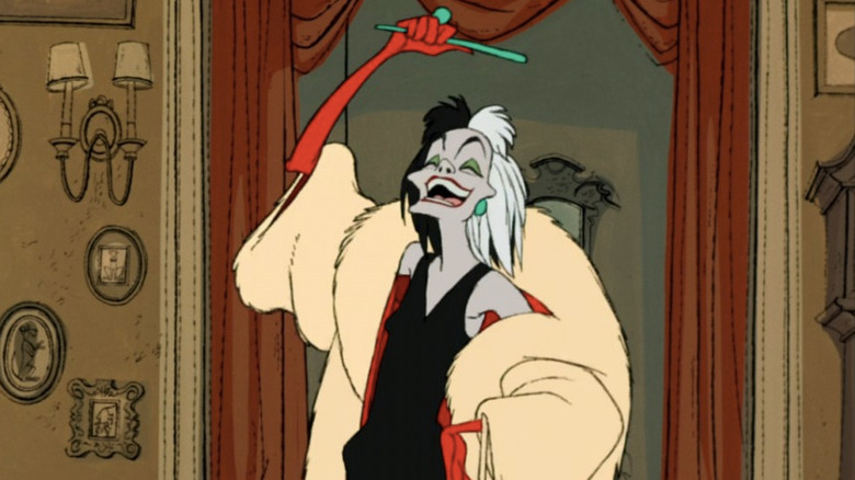 Cruella De Vil laughing