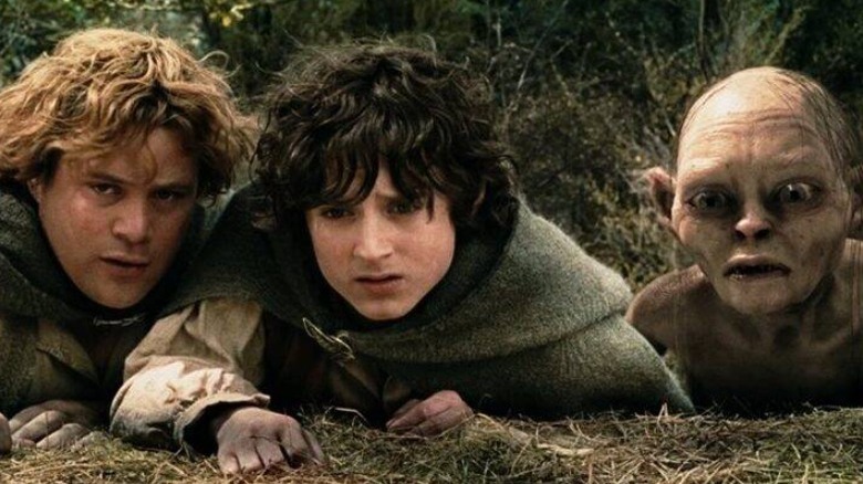 Frodo, Sam, and Gollum Lord of the Rings