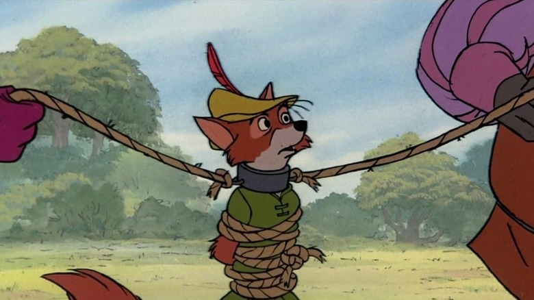 Robin Hood being held captive