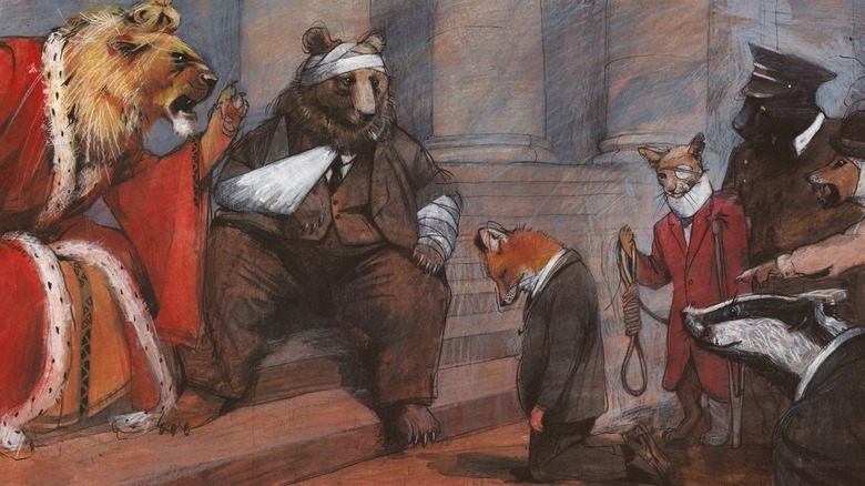 Illustration by Jonas Lauströer from 'Reynard the Fox'