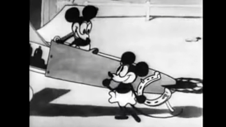 Mickey and Minnie in Plane Crazy