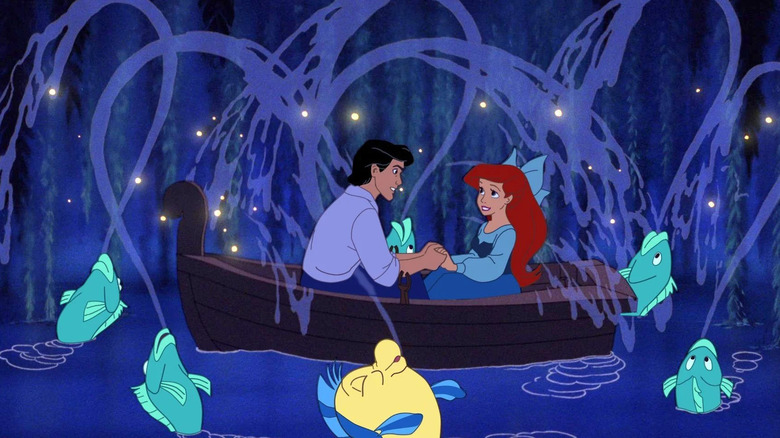 Ariel and Eric in The Little Mermaid