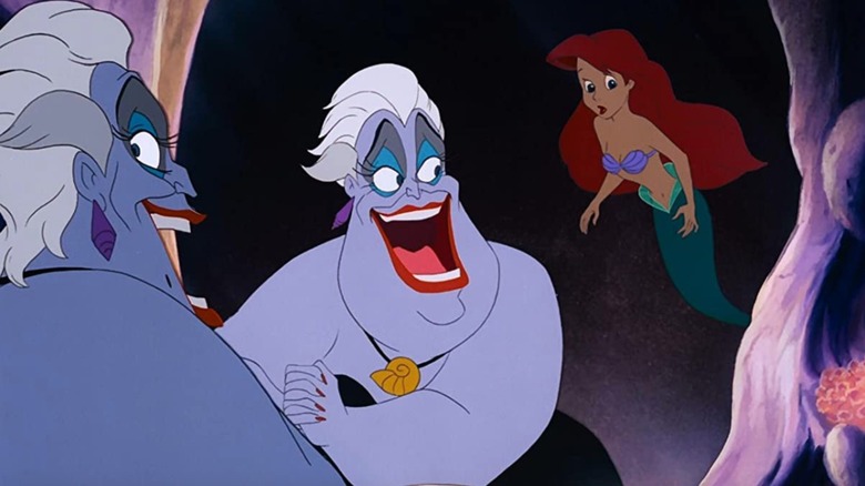 Ursula and Ariel in The Little Mermaid