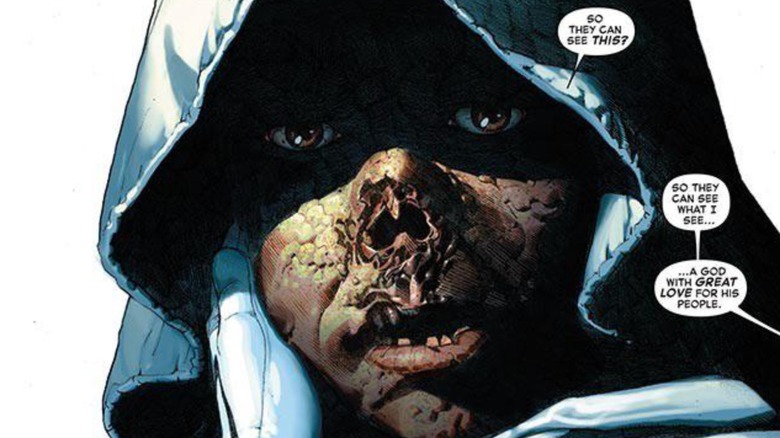 Doctor Doom scarred face Secret Wars