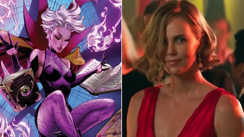 Marvel Comics' Clea and Charlize Theron from "Long Shot"