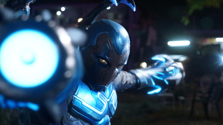 Blue Beetle movie sword 