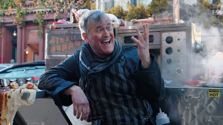Bruce Campbell as Pizza Poppa in "Doctor Strange in the Multiverse of Madness"