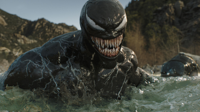 Venom goes for a swim in Venom: The Last Dance