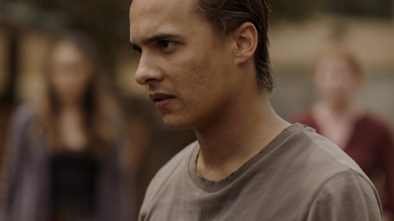 Frank Dillane's Nick staring someone down in Fear the Walking Dead