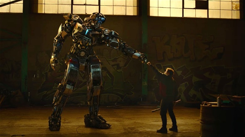 A still from Transformers: Rise of the Beasts