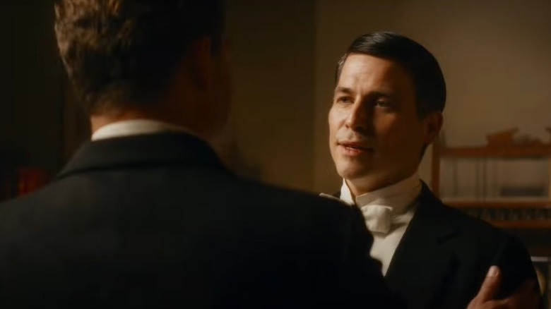 Dominic West and Rob James-Collier sharing a moment in Downton Abbey: A New Era