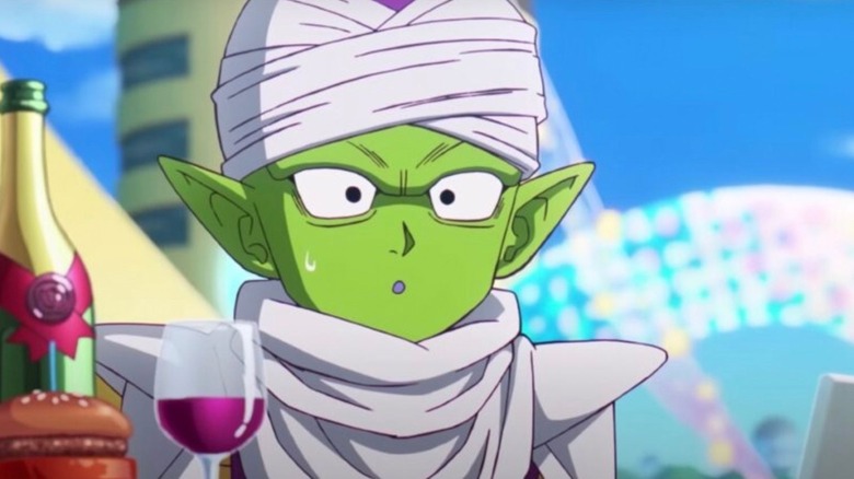 Piccolo looking nervous in Dragon Ball Daima