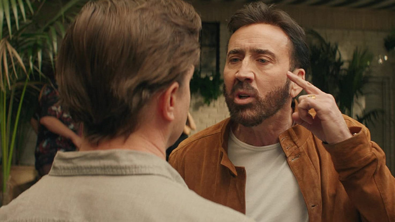 Nicolas Cage in The Unbearable Weight of Massive Talent