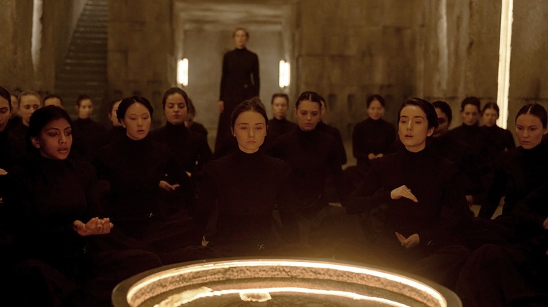 Bene Gesserit Sisters participating in a ritual in Dune: Prophecy