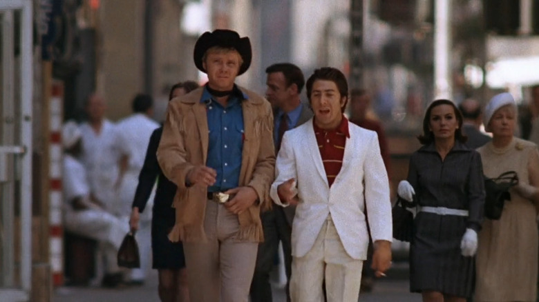 Jon Voight and Dustin Hoffman in Midnight Cowboy