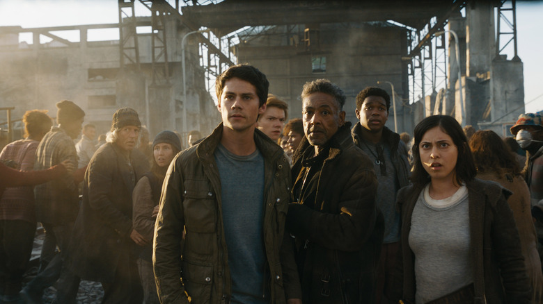 The Maze Runner death cure outside city