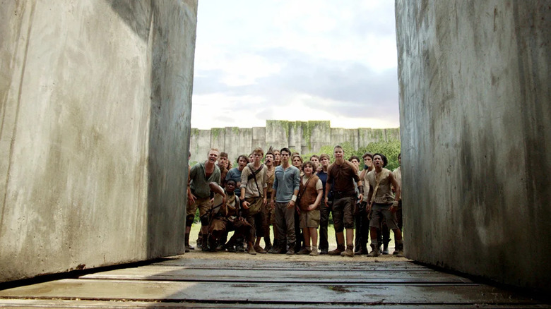 The Maze Runner entrance cast