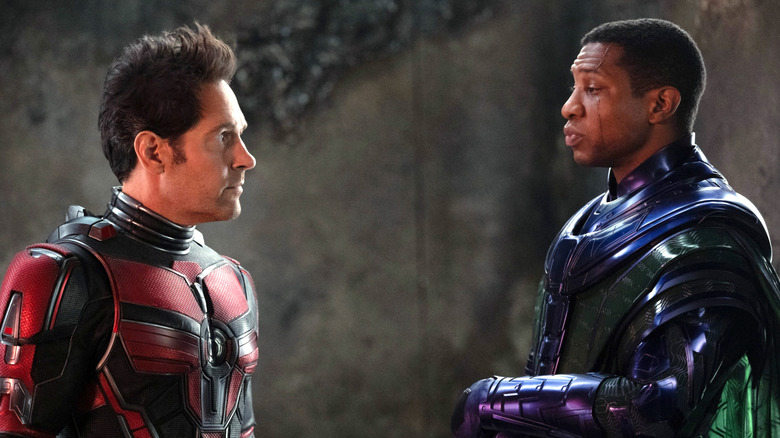 Paul Rudd and Jonathan Majors in Ant-Man and the Wasp: Quantumania