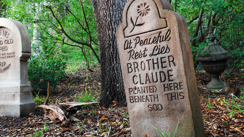 Brother Claude's grave