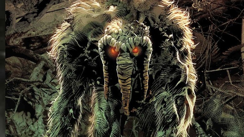 Man-Thing emerges from swamp