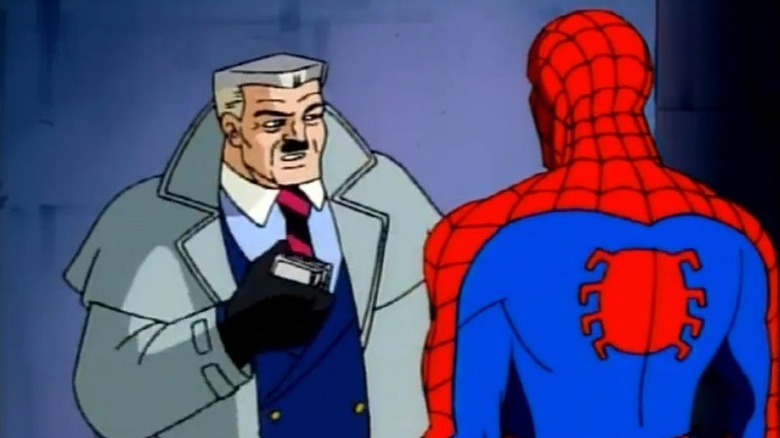 Ed Asner as J. Jonah Jameson