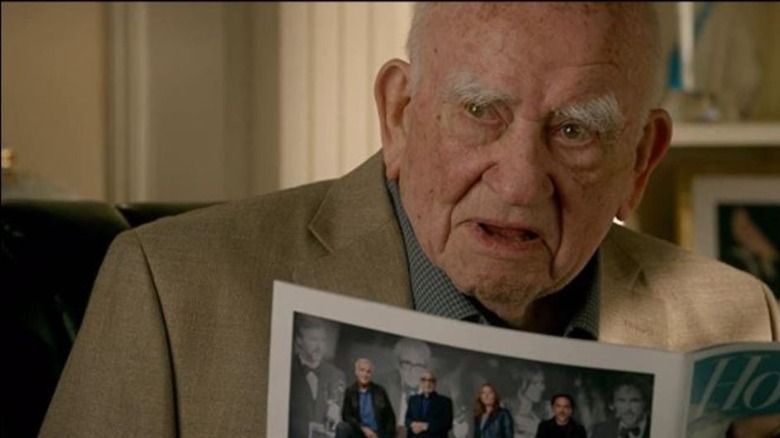 Ed Asner in "Cobra Kai"