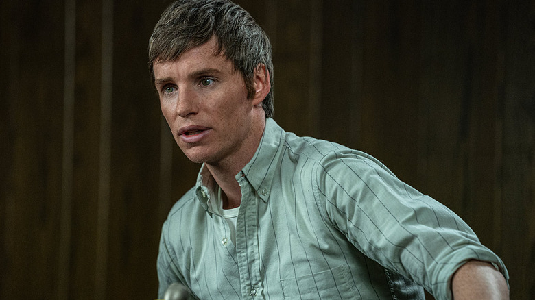 Eddie Redmayne in The Trial of the Chicago 7