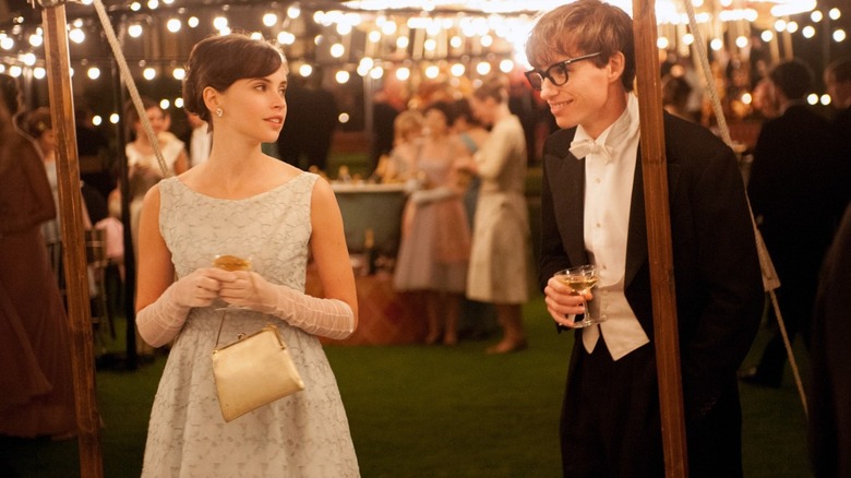 Felicity Jones and Eddie Redmayne in The Theory of Everything