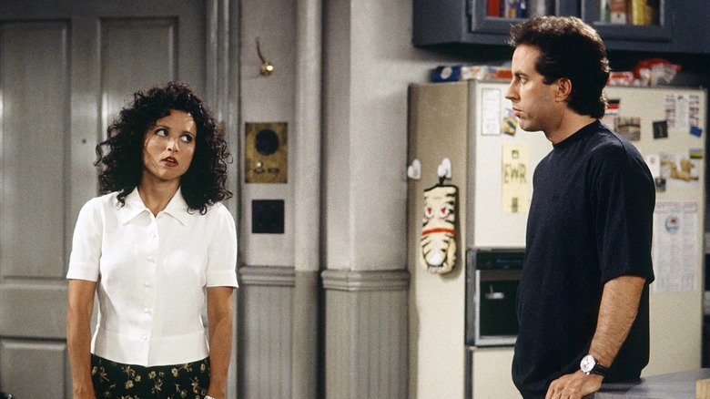 Julia Louis-Dreyfus and Jerry Seinfeld in Seinfeld