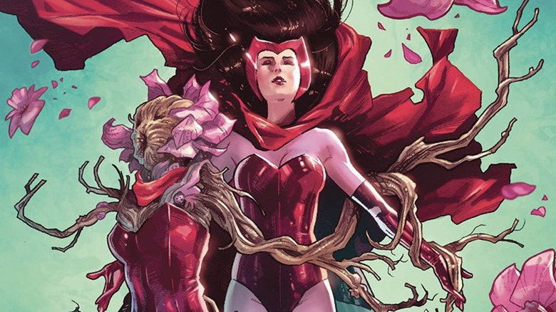 Scarlet Witch in Trial Of Magneto cover