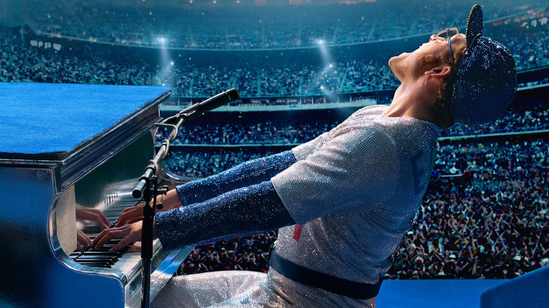 Taron Egerton as Elton John in Rocketman