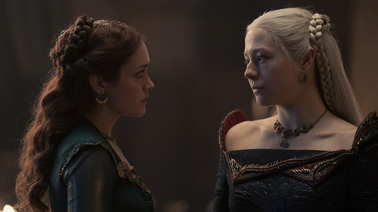 Olivia Cooke and Emma D'Arcy in House of the Dragon