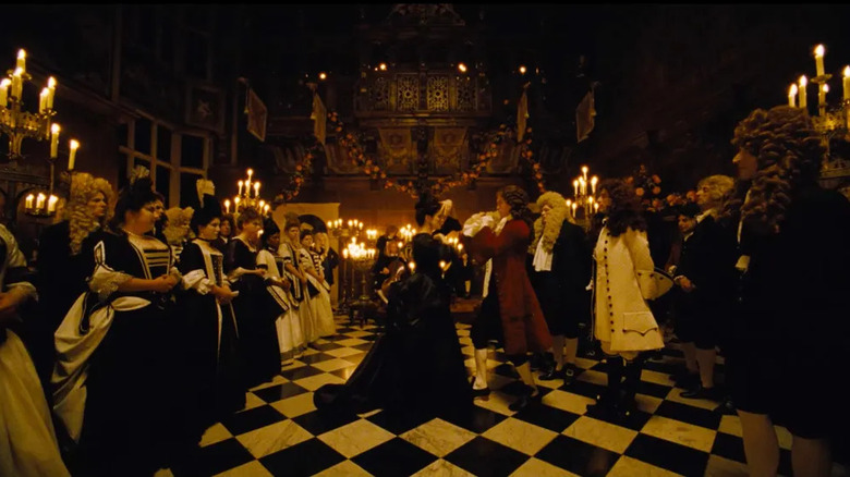 Sarah Churchill (Rachel Weisz) dancing in The Favourite