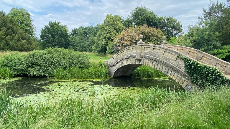 A picture of a small bridge at Wrest Park